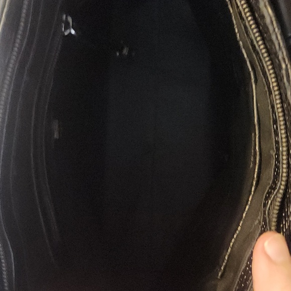 Dorsa EUC Black Crocodile Embossed Designer Tote Bag or Crossbody - Picture 5 of 7